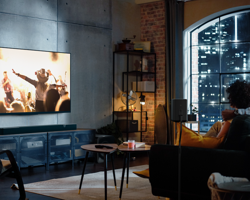 Klipsch Flexus CORE 200 SUB 100 SURR 100 Playing Concert in Dark Apt 2000x1333