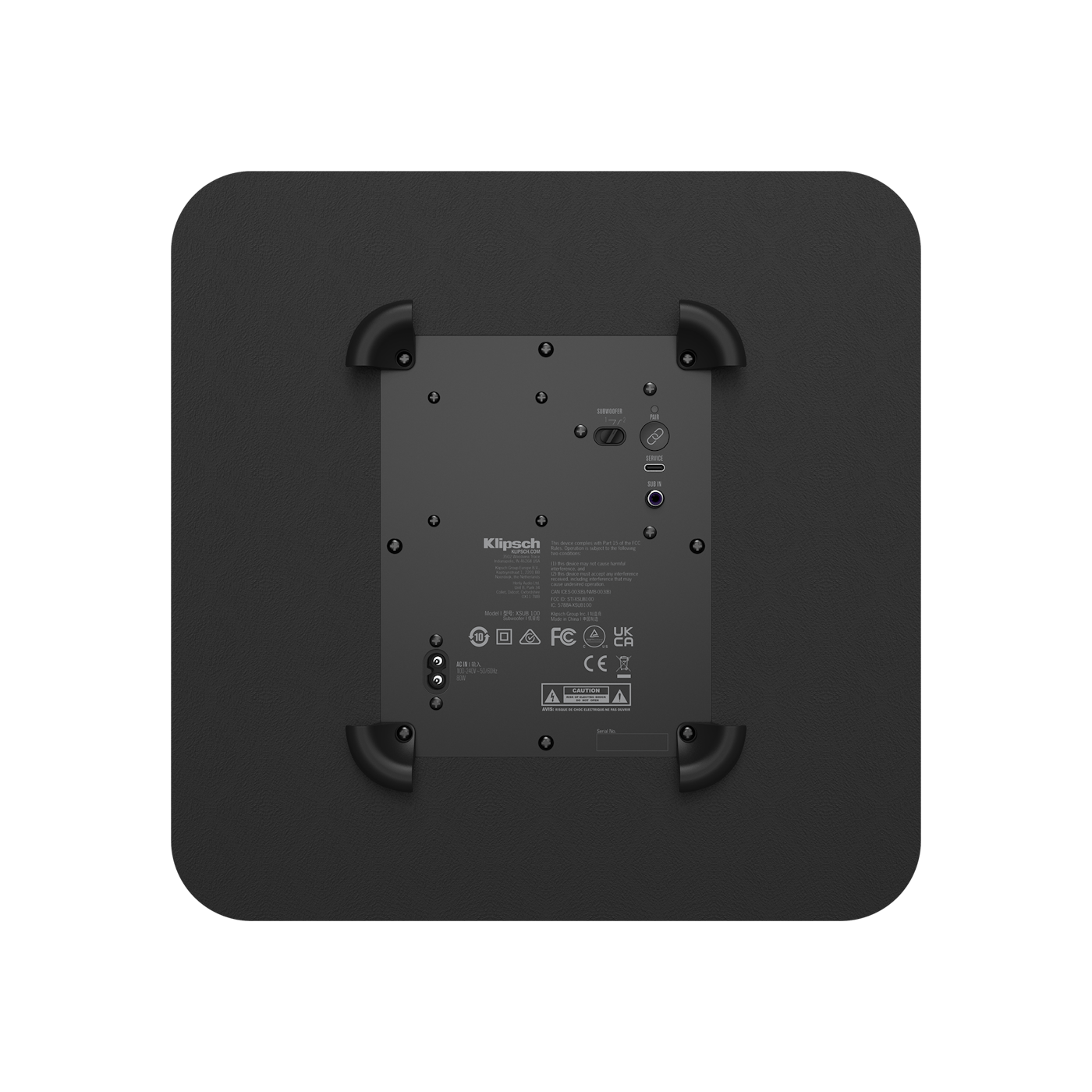 Klipsch Flexus SUB 100 Back 2000x2000