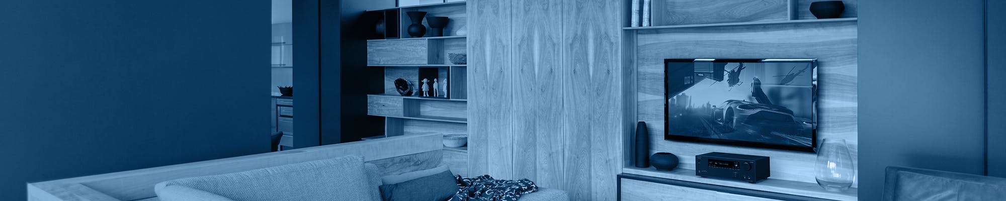 Onkyo AVR Anchored Nav NR Series background blue 2000x400