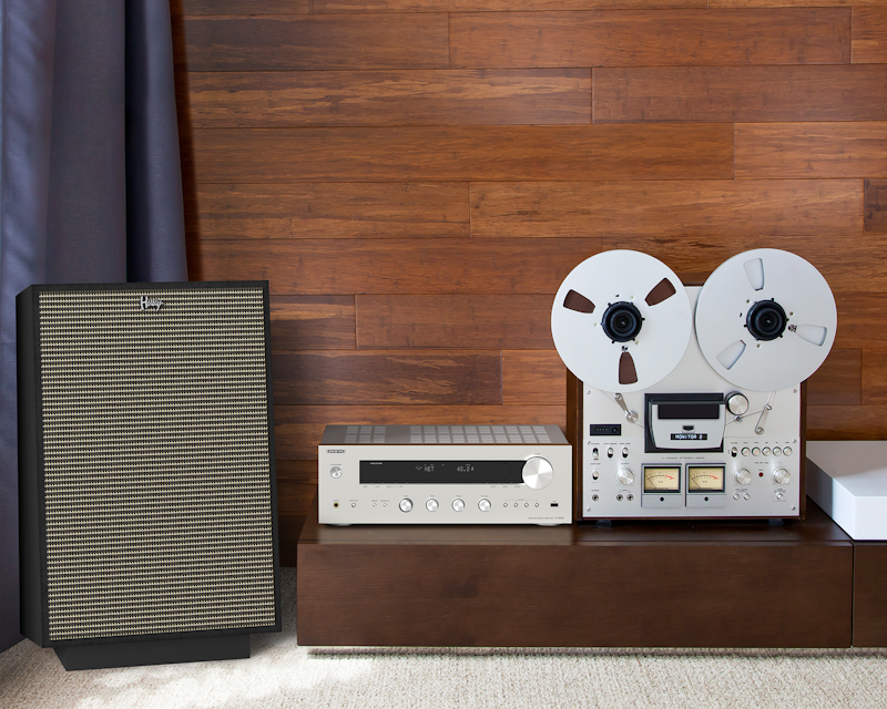 Onkyo TX 8470 MJJ with Heresy IV in Classy Listening Room 2000x1333