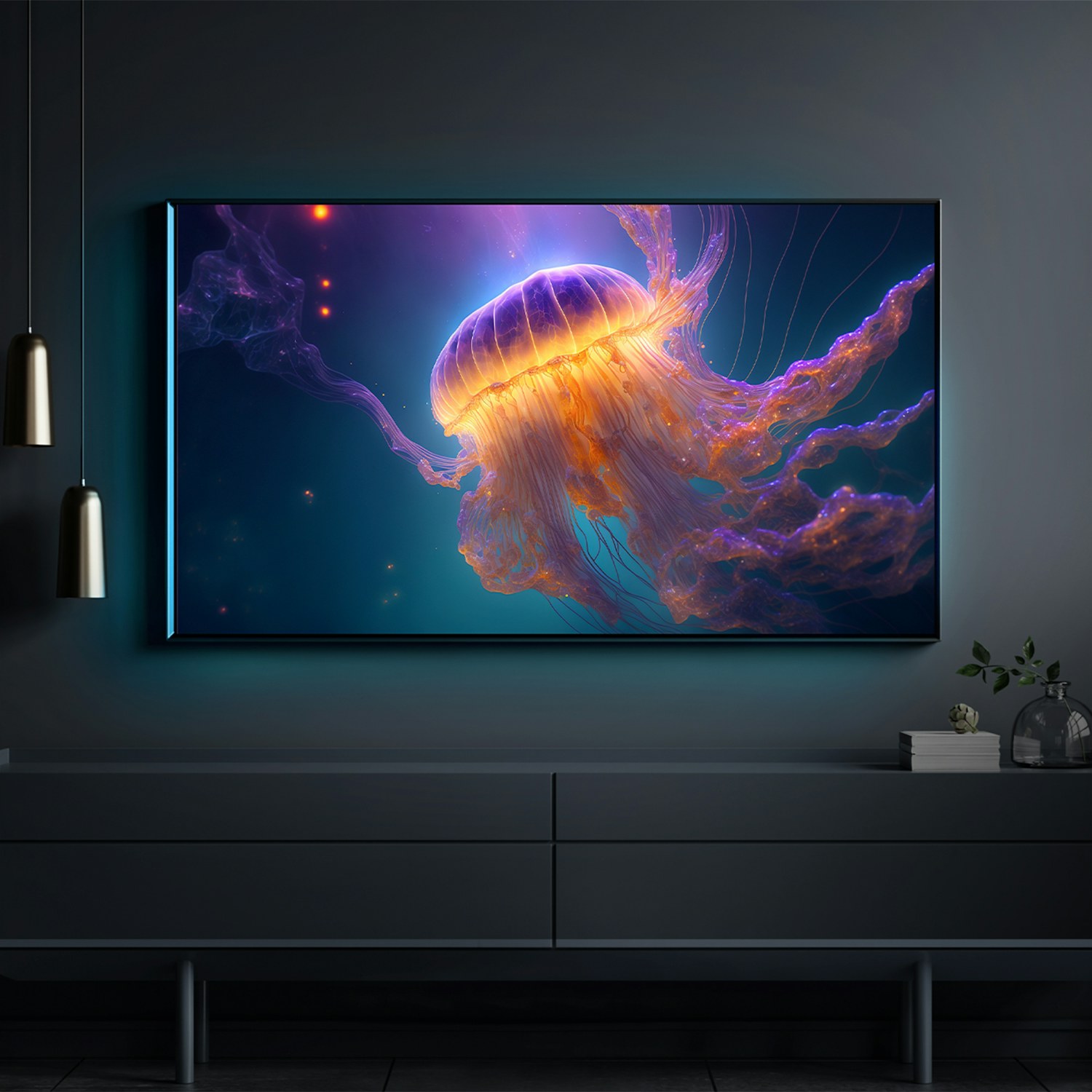 Onkyo TX SR3100 and tv with clarity and color 2000x2000