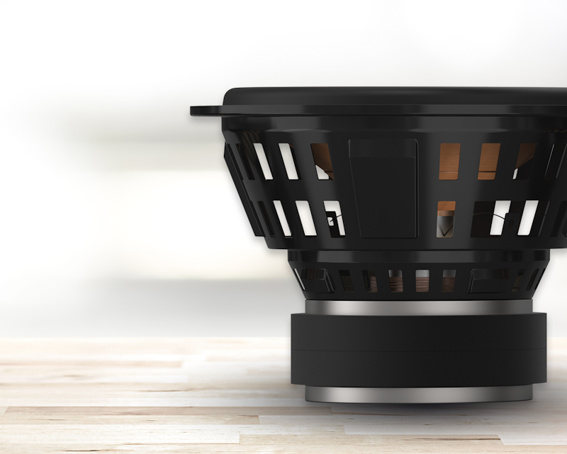 Side view of a RP 1000 SW woofer